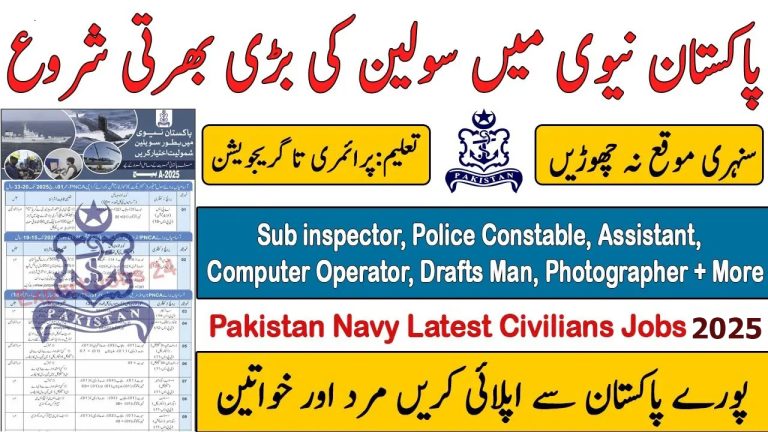 Pak Navy Jobs 2025 – Join Now