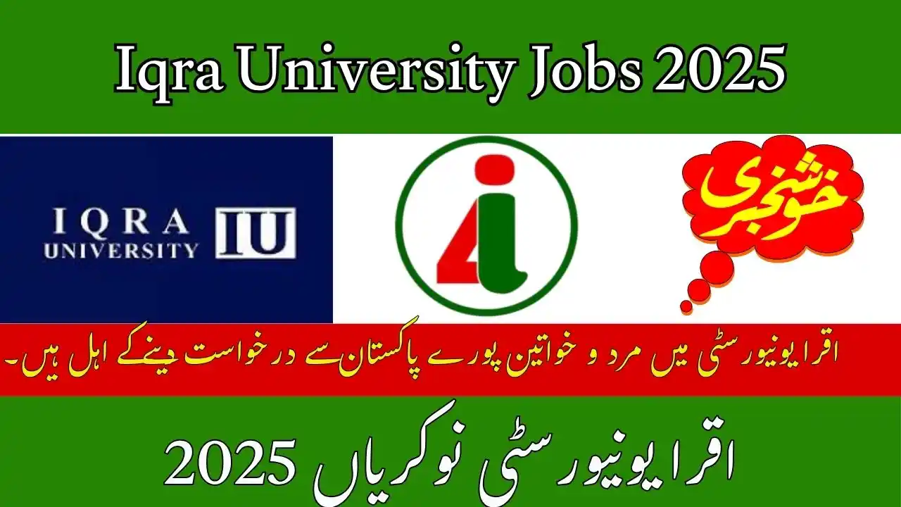 Iqra University IU Jobs